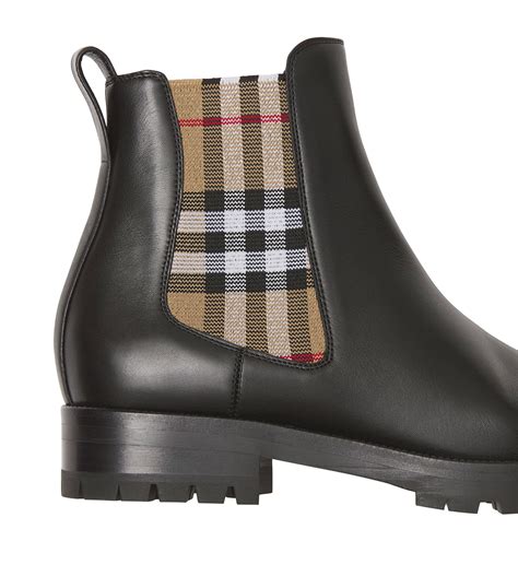 burberry chelsea rain boots|burberry vintage check chelsea boots.